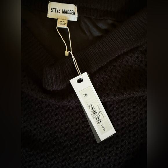 NWT Steve Madden Open Stitched Midi Skirt - Picture 6 of 8